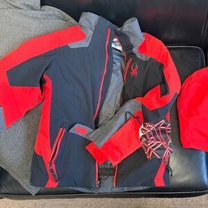 Spyder Red and Black Performance Jacket